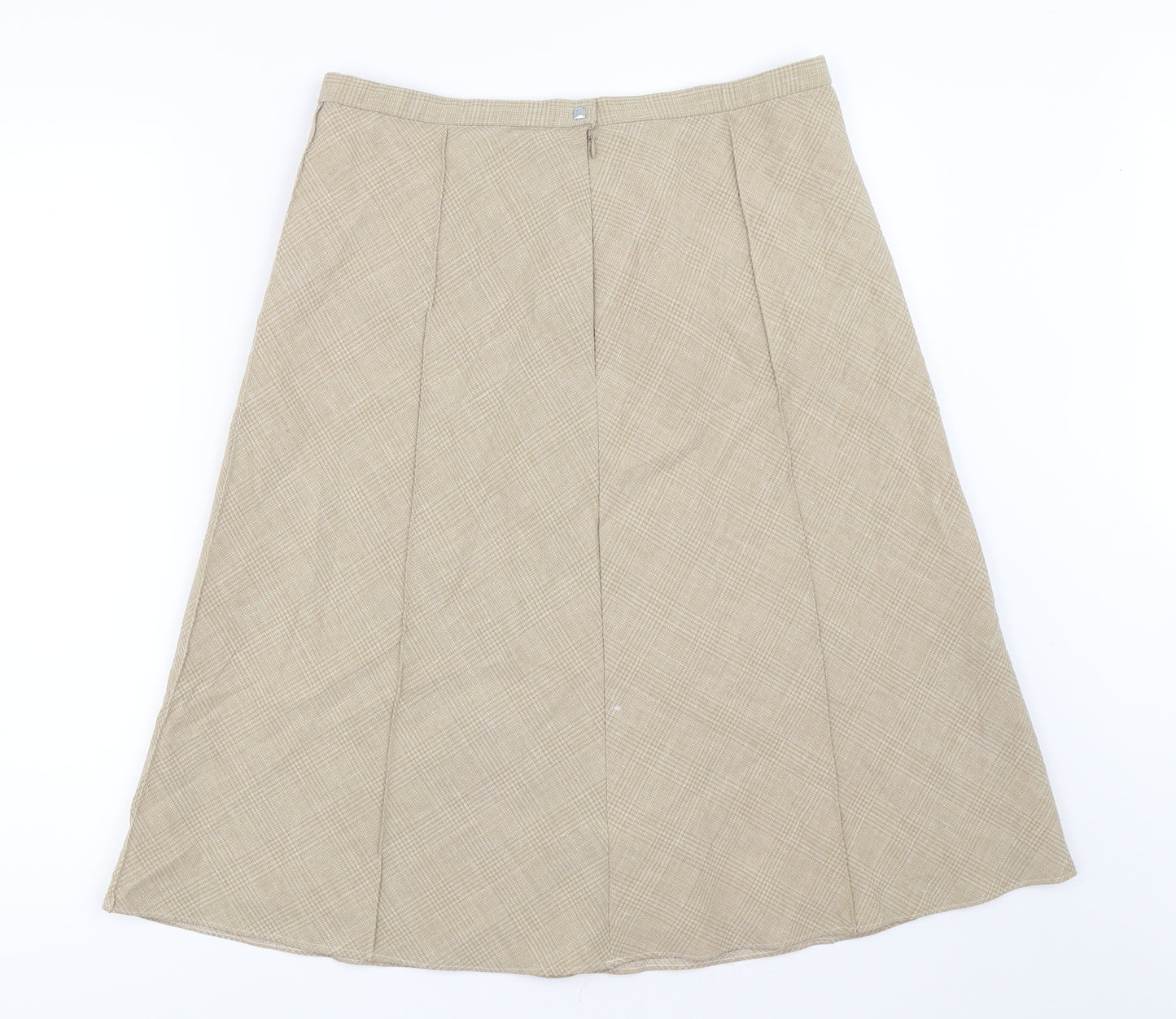Finnkarelia Womens Beige   Flare Skirt Size 30 in