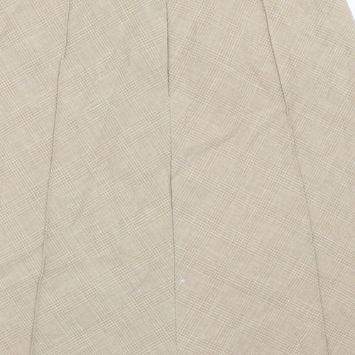 Finnkarelia Womens Beige   Flare Skirt Size 30 in