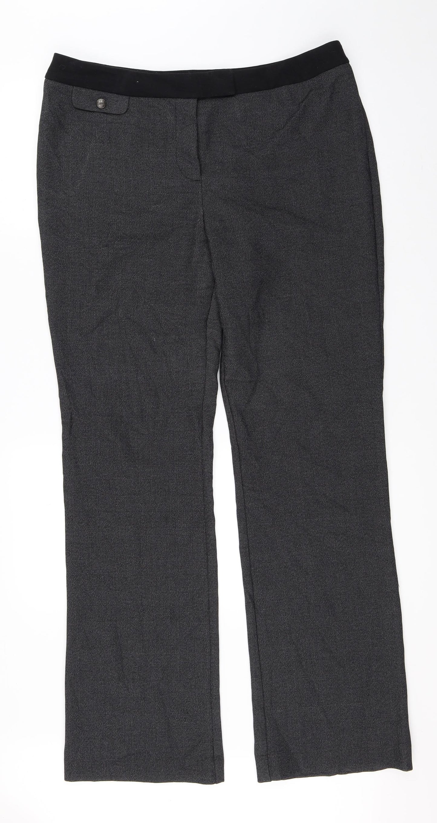 NEXT Womens Grey   Trousers  Size 14 L33 in