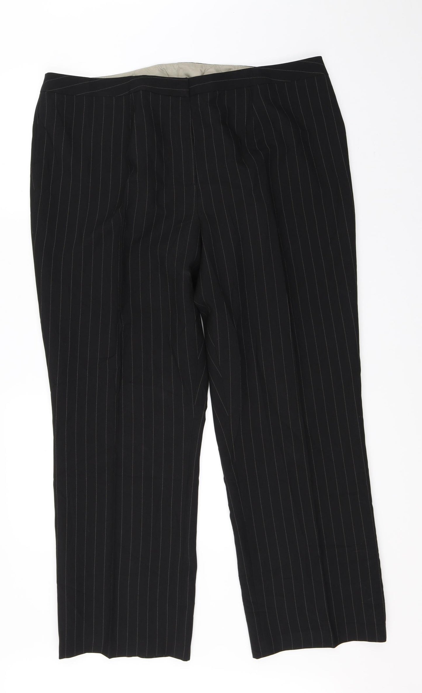 essence Womens Black   Trousers  Size 20 L29 in