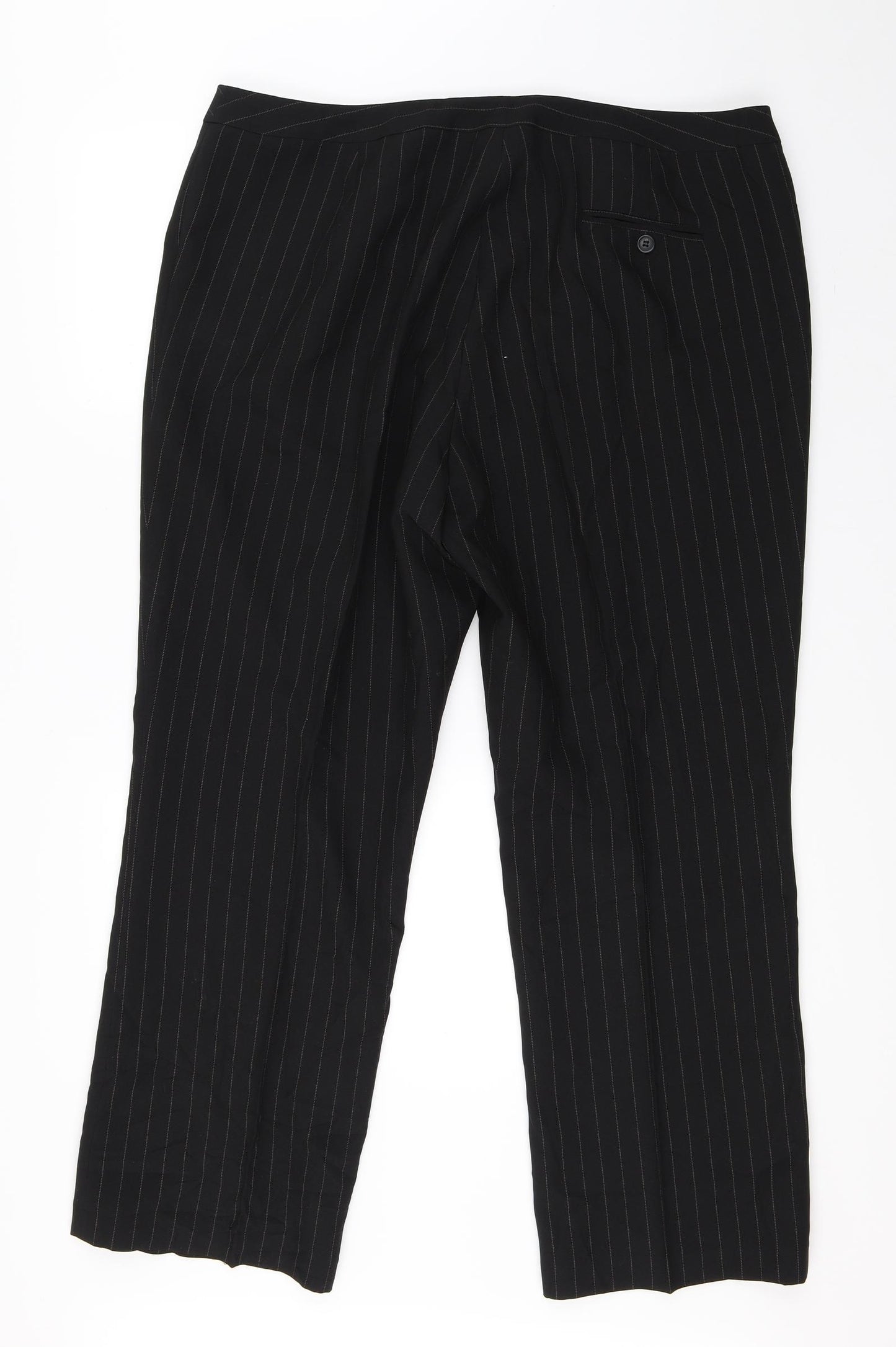 essence Womens Black   Trousers  Size 20 L29 in