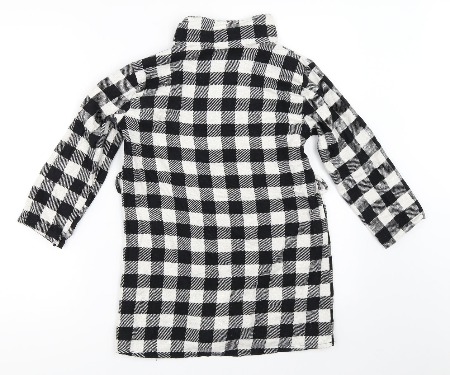Mini Me Girls Black Check  Shift  Size 9-10 Years