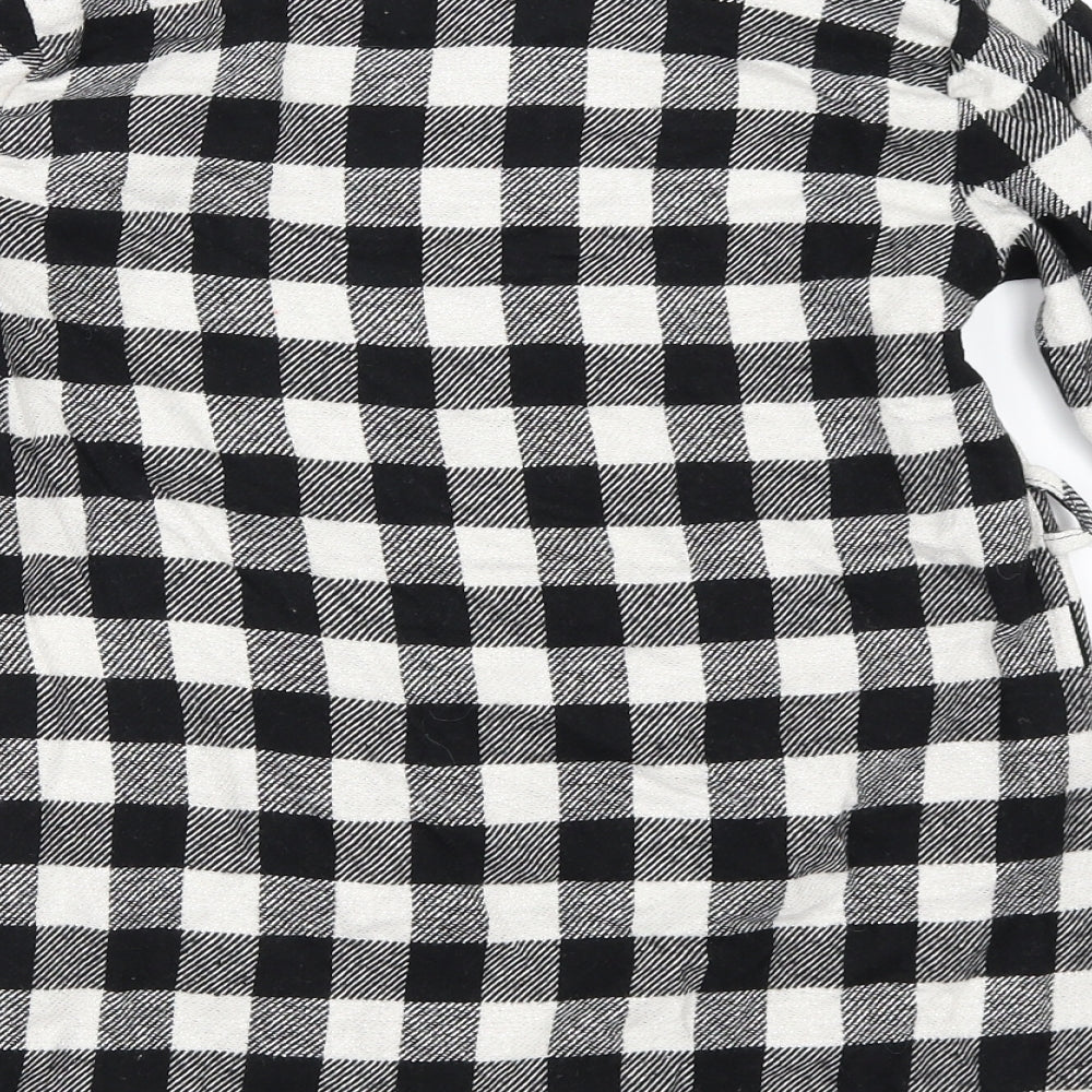 Mini Me Girls Black Check  Shift  Size 9-10 Years