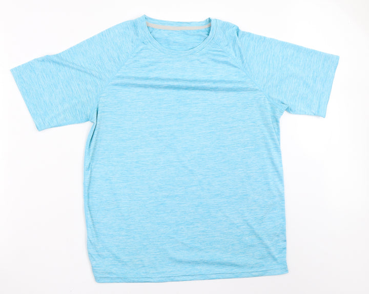Preworn Womens Blue Basic T-Shirt Size M