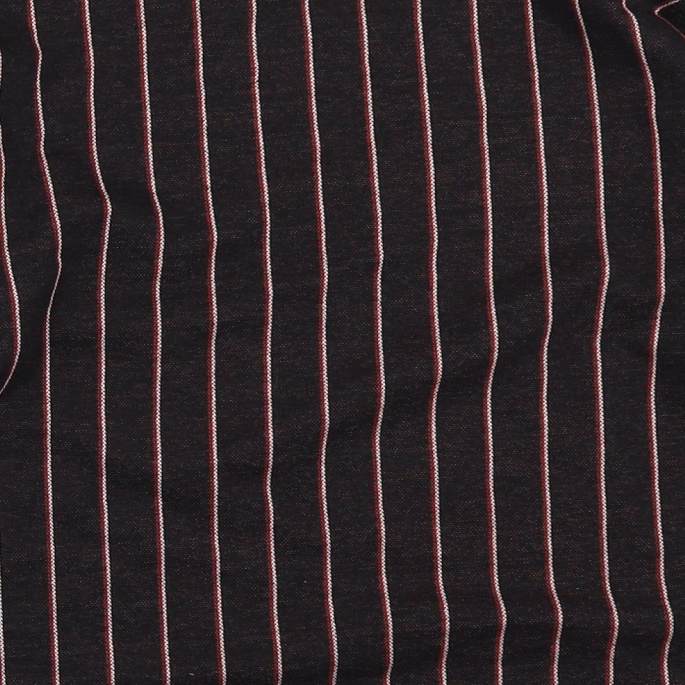 Zara Womens Black Striped  Pullover Jumper Size S