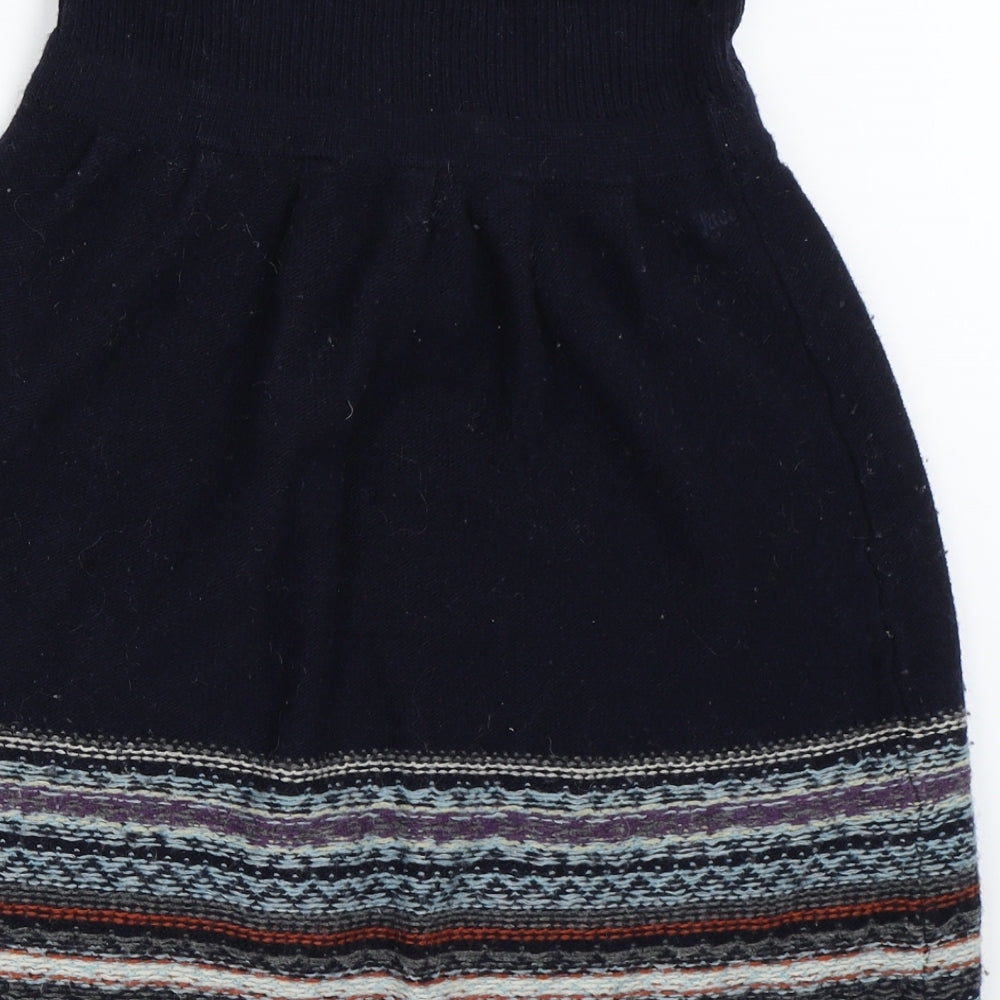 Fat Face Womens Blue   Mini Skirt Size 8