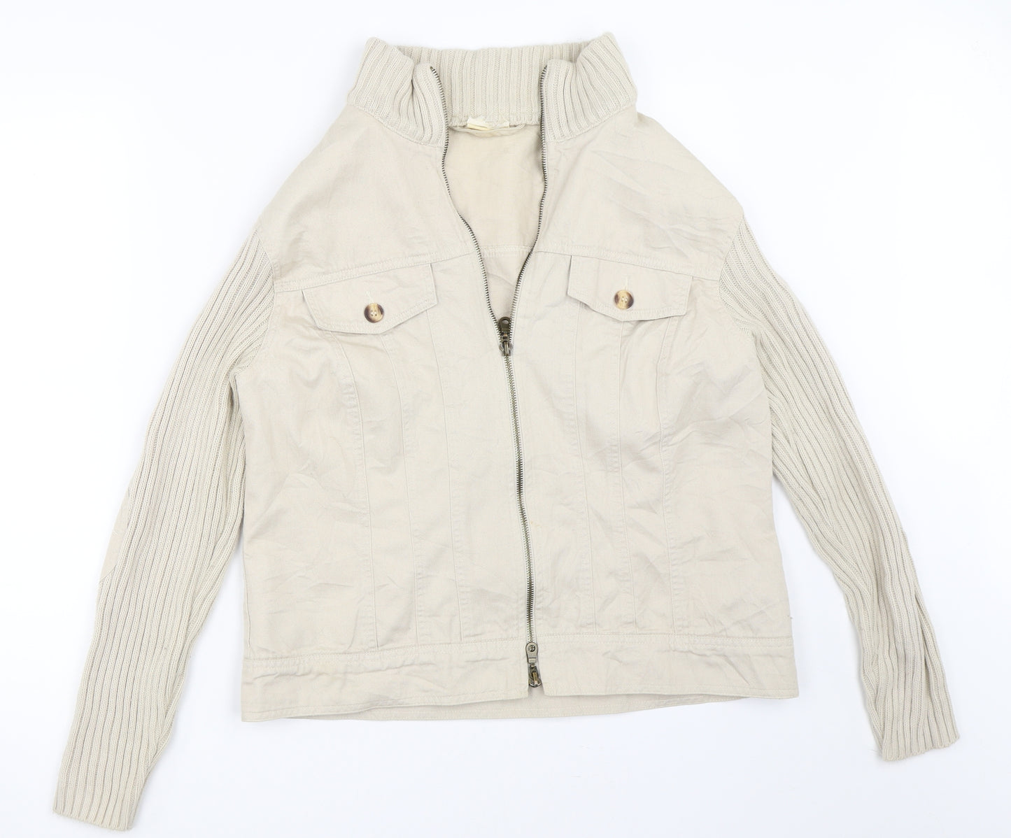 Preworn Womens Beige   Jacket  Size 16