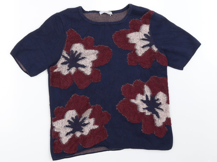 Per Una Womens Blue   Pullover Jumper Size 12