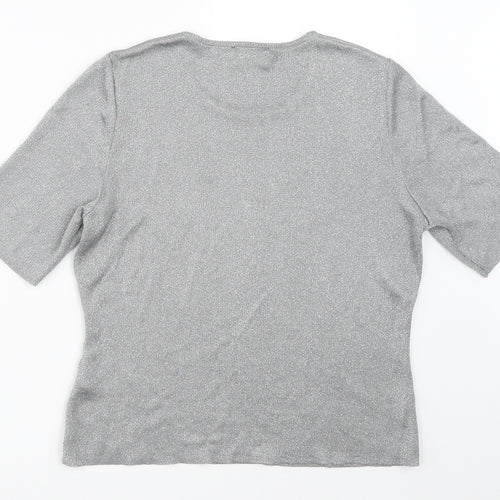 Balkeith Womens Silver   Pullover Jumper Size M