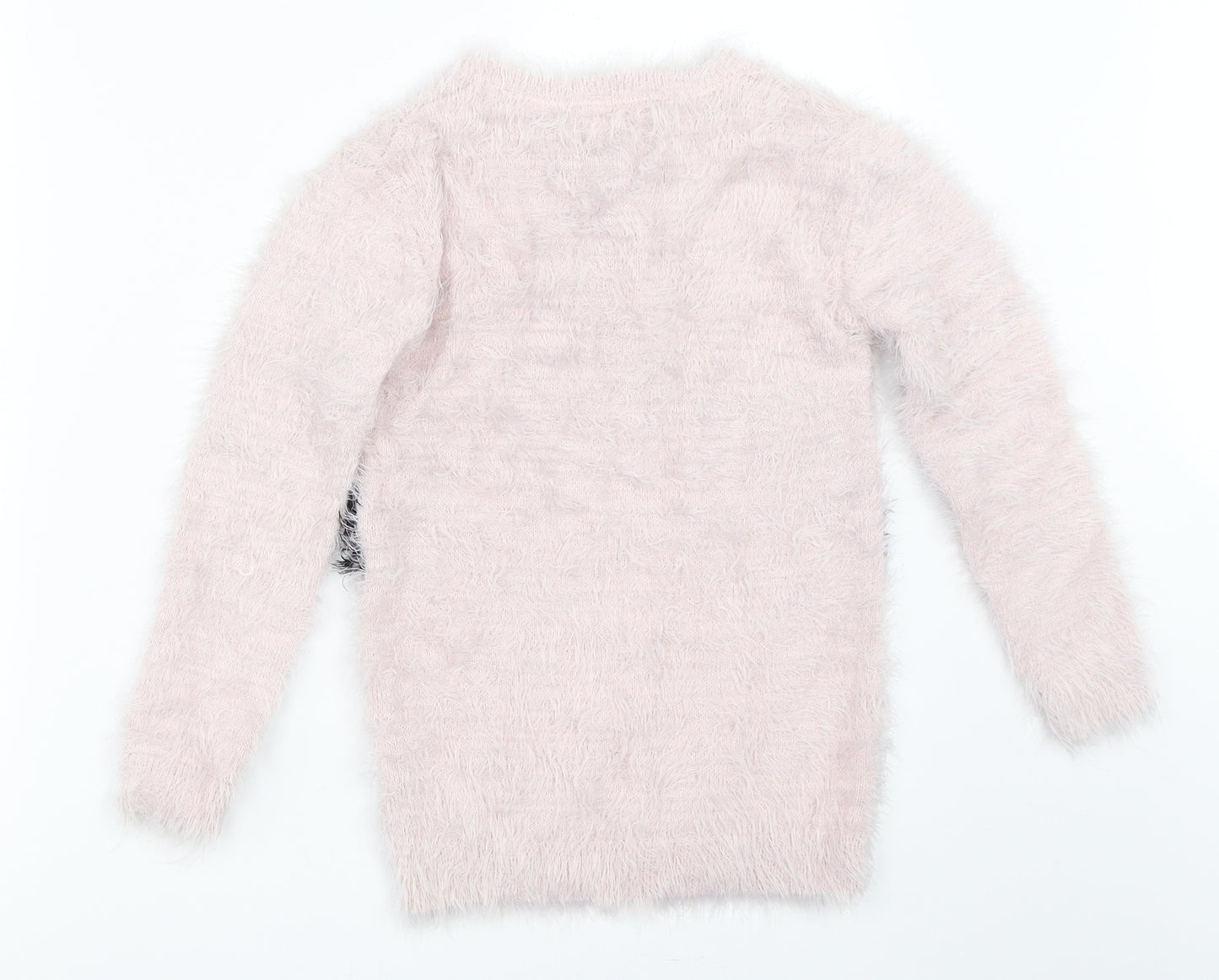 YD Girls Pink   Pullover Jumper Size 9-10 Years