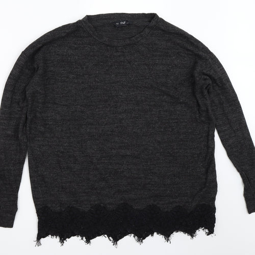 F&F Womens Grey   Pullover Jumper Size 10