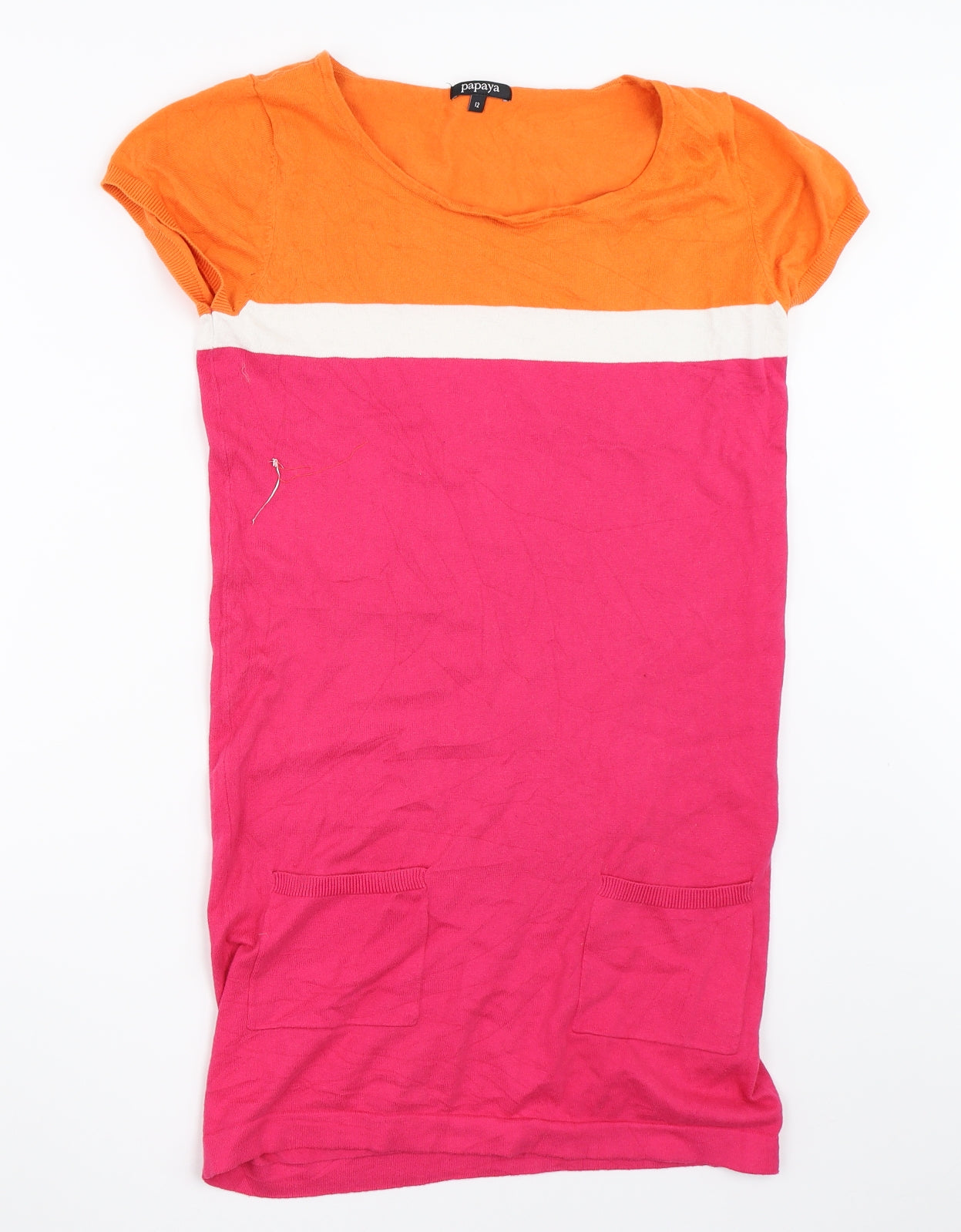 Papaya Womens Pink   Tunic Jumper Size 12