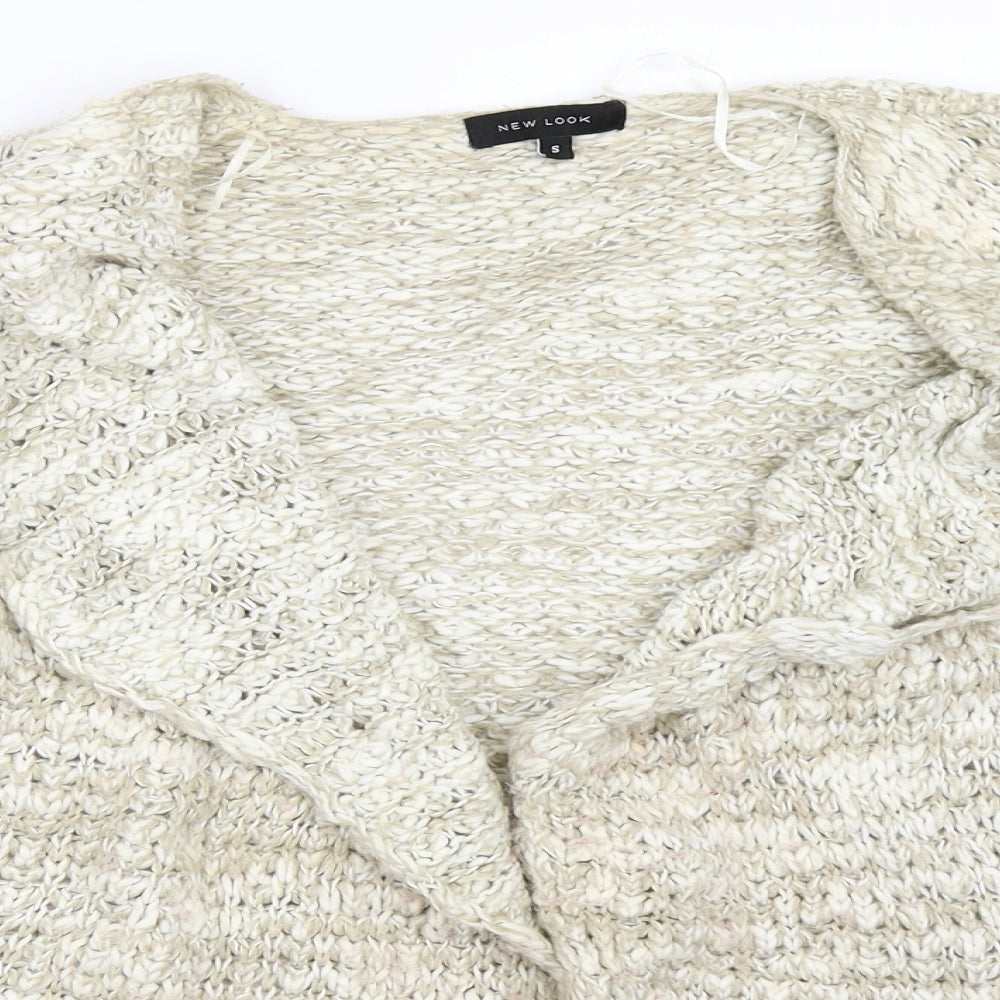New Look Womens Beige   Cardigan Jumper Size S
