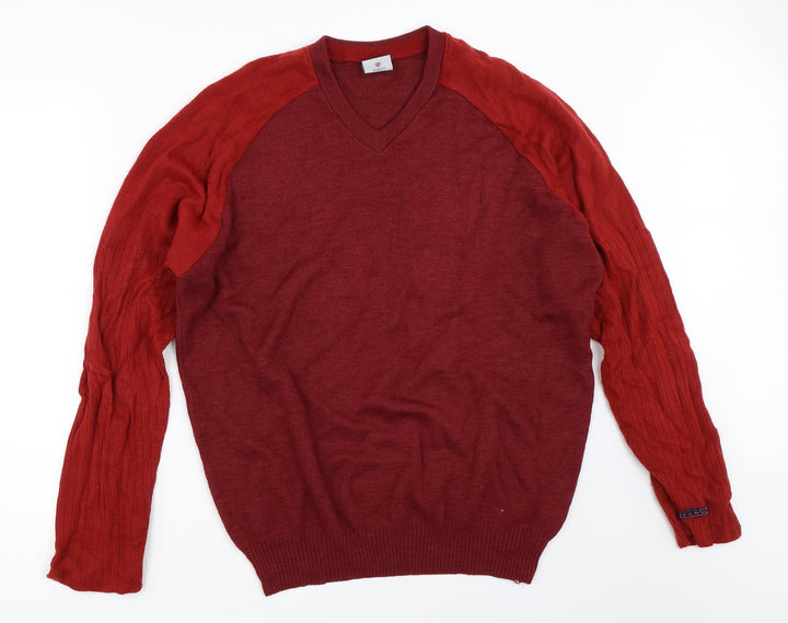 VANS Mens Red Pullover Jumper Size L