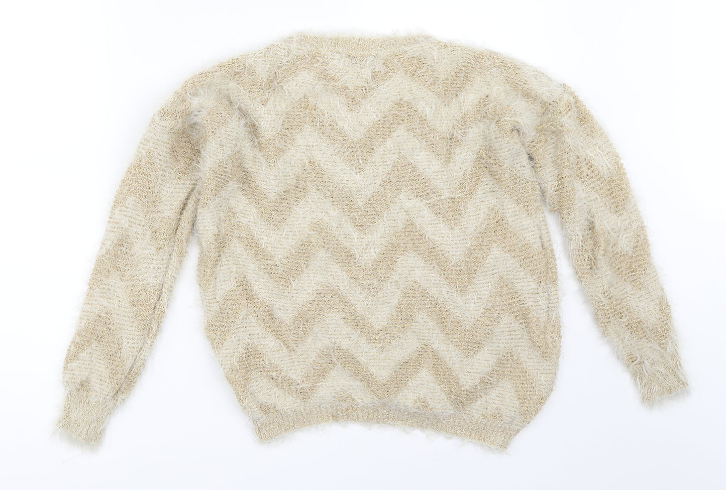 Katsuiti Womens Beige   Pullover Jumper Size M