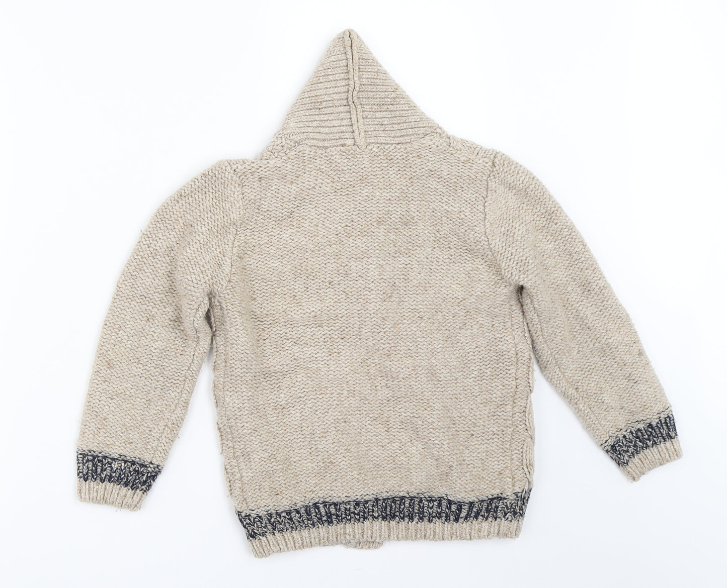 George Boys Beige   Cardigan Jumper Size 5-6 Years