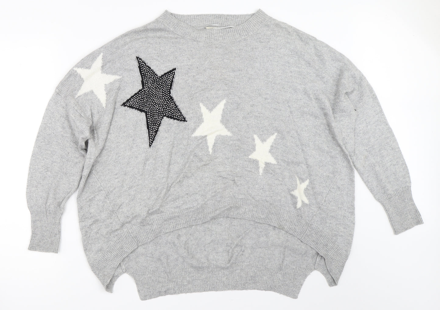 River Island Womens Grey   Pullover Jumper Size M