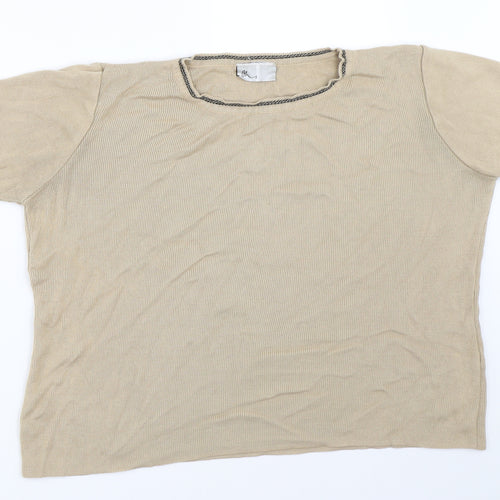 BHS Womens Beige   Pullover Jumper Size 16
