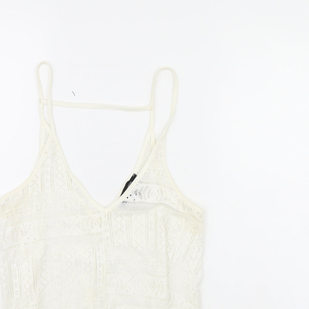 Atmosphere Womens Ivory   Basic Tank Size 8