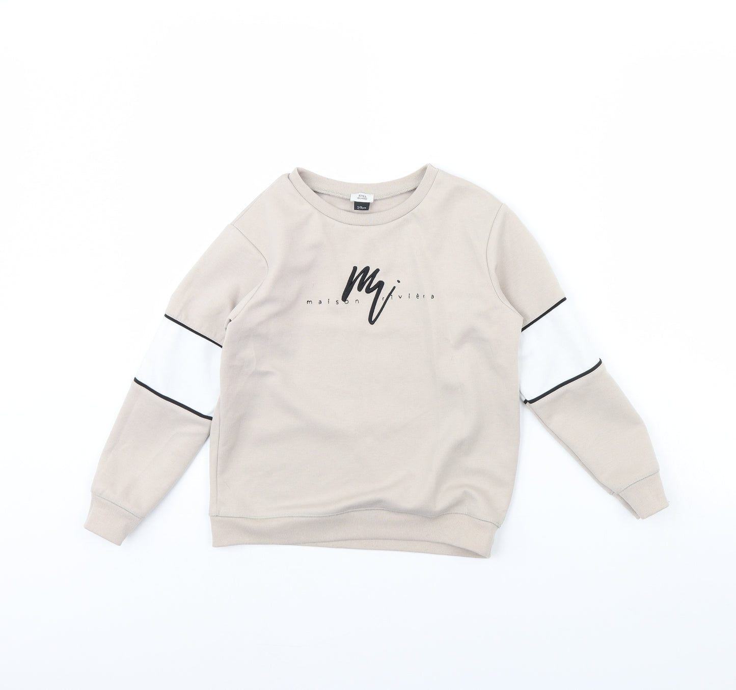 River Island Girls Beige   Pullover Jumper Size 7 Years