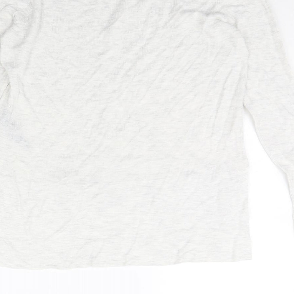 Zara Womens Grey   Pullover Jumper Size S