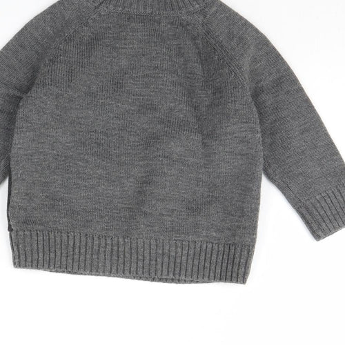Nicholas Girls Grey   Pullover Jumper Size 2 Years