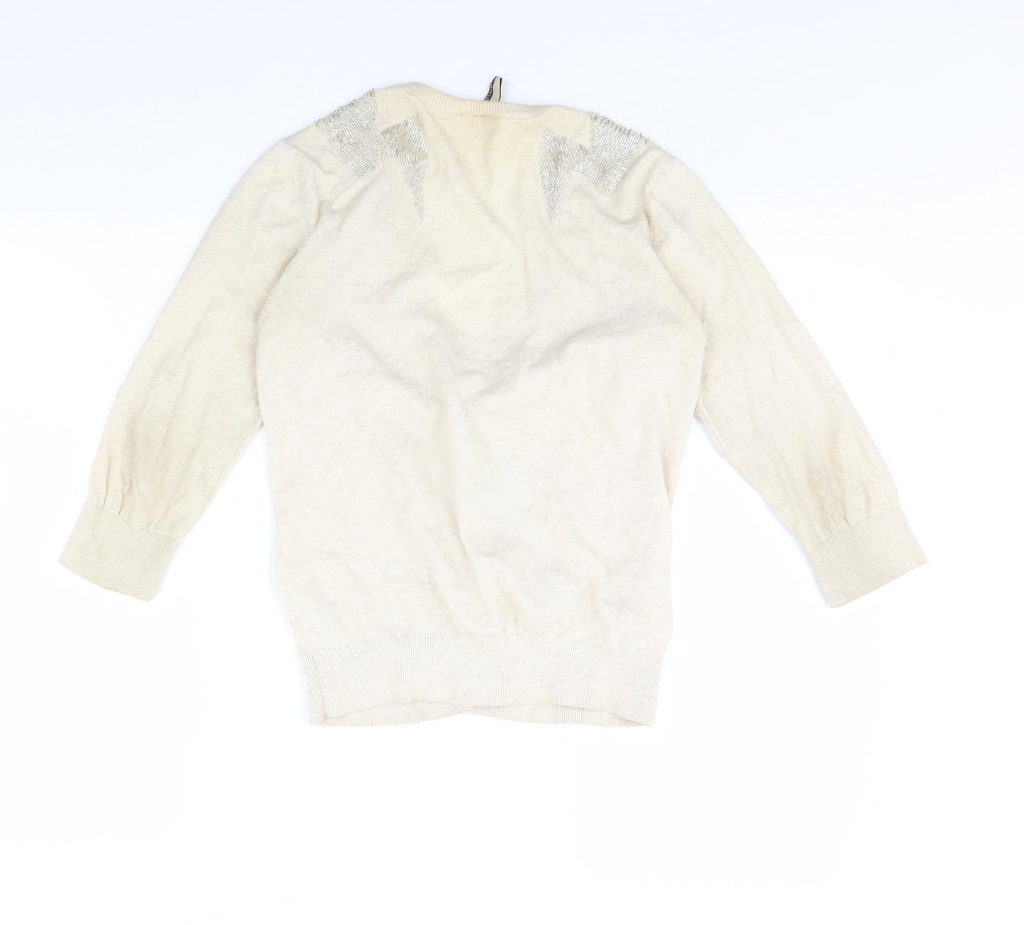 Topshop Womens Beige   Cardigan Jumper Size 12