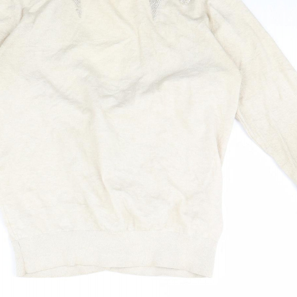Topshop Womens Beige   Cardigan Jumper Size 12