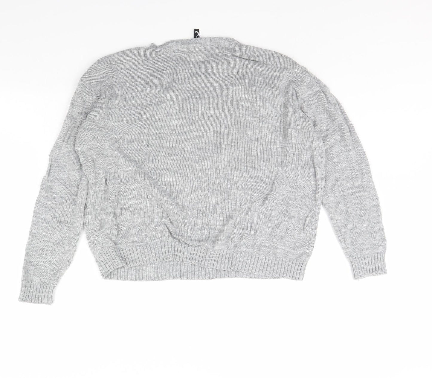 Divided Womens Grey   Pullover Jumper Size M