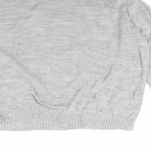 Divided Womens Grey   Pullover Jumper Size M
