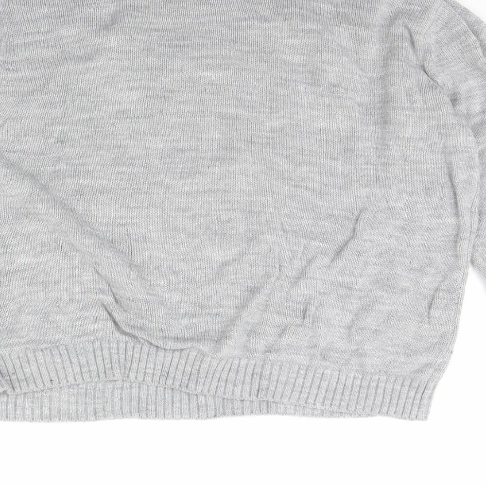 Divided Womens Grey   Pullover Jumper Size M