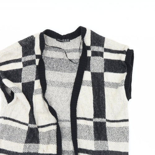 Atmosphere Womens Beige Check  Cardigan Jumper Size S