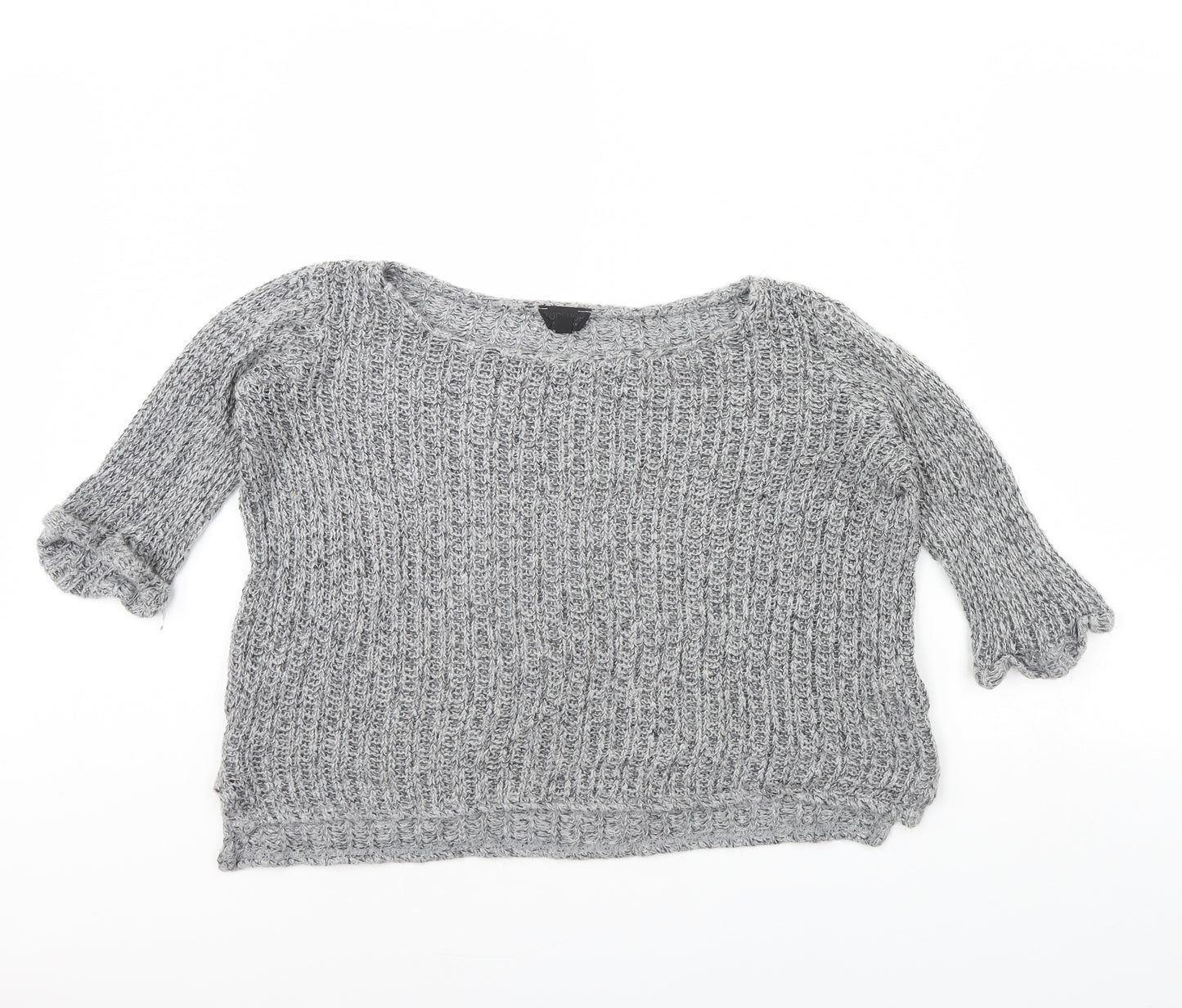 Topshop Womens Grey   Pullover Jumper Size 10