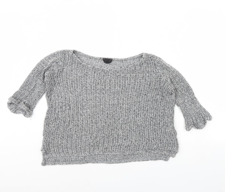 Topshop Womens Grey   Pullover Jumper Size 10