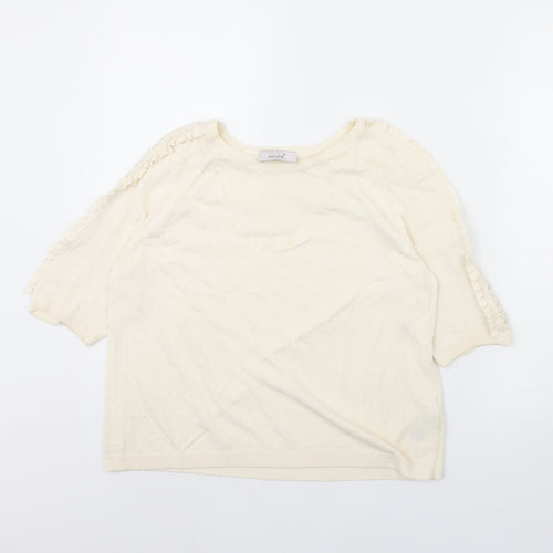 Per Una Womens Ivory   Pullover Jumper Size 14