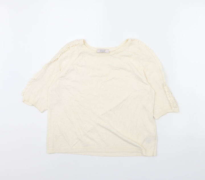 Per Una Womens Ivory Pullover Jumper Size 14