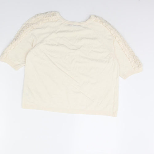 Per Una Womens Ivory   Pullover Jumper Size 14