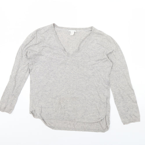 H&M Womens Grey   Pullover Jumper Size S