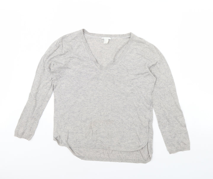 H&M Womens Grey Pullover Jumper Size S