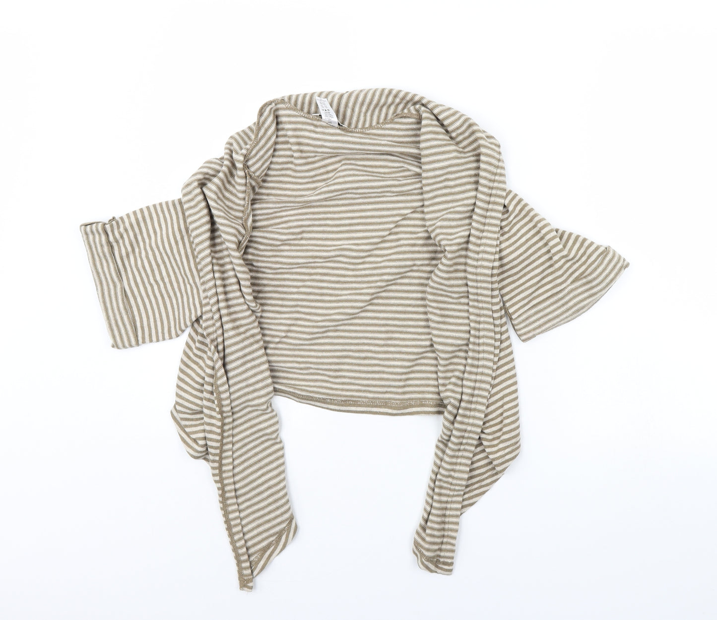 George Womens Brown Striped  Jacket  Size 12