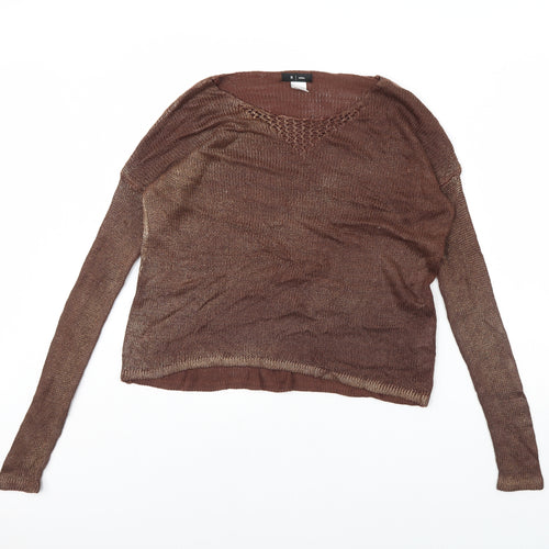 La Redoute Womens Brown   Pullover Jumper Size 14