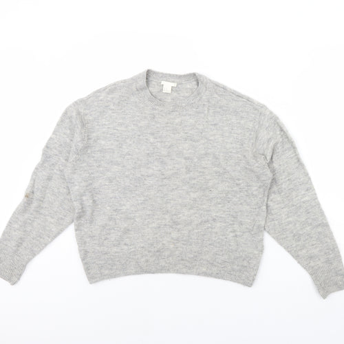 H&M Womens Grey   Pullover Jumper Size XS
