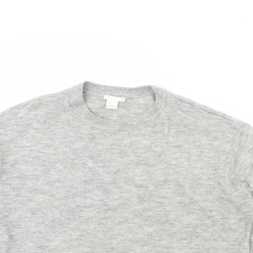H&M Womens Grey   Pullover Jumper Size XS