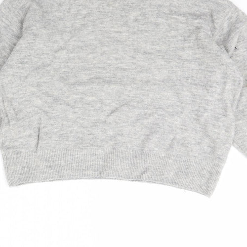H&M Womens Grey   Pullover Jumper Size XS