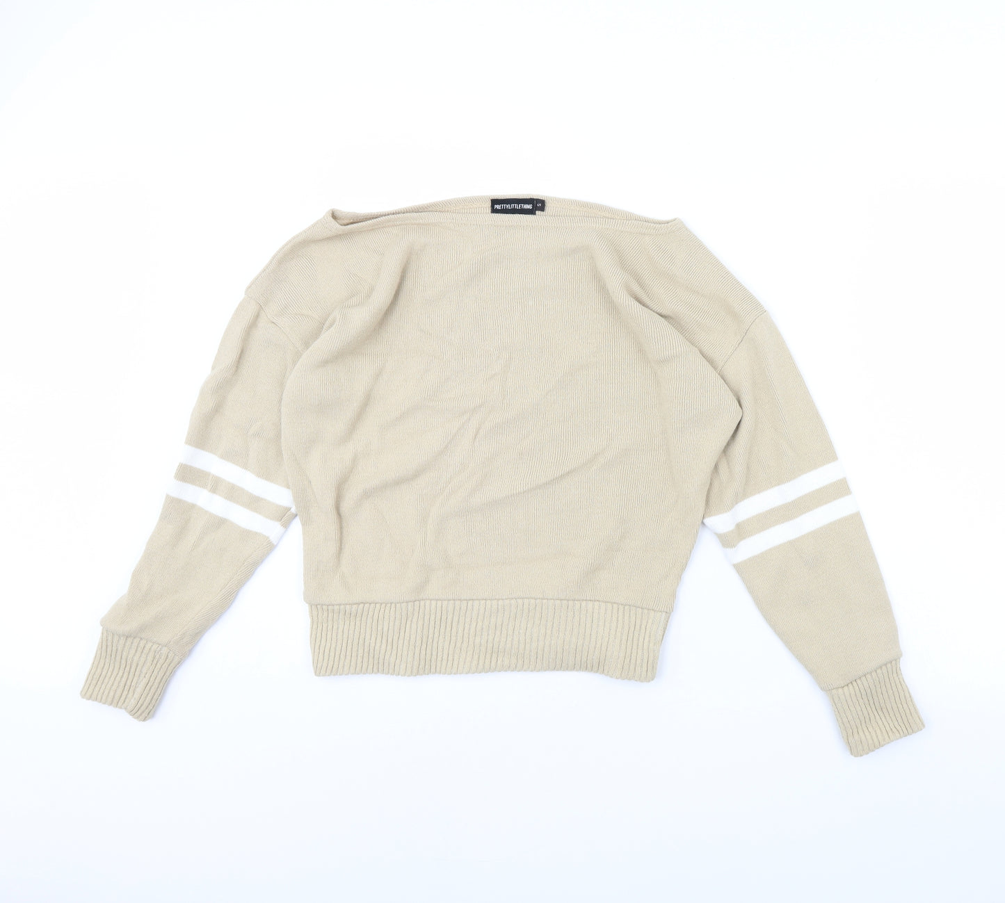 pretty little Thing Womens Beige   Pullover Jumper Size S