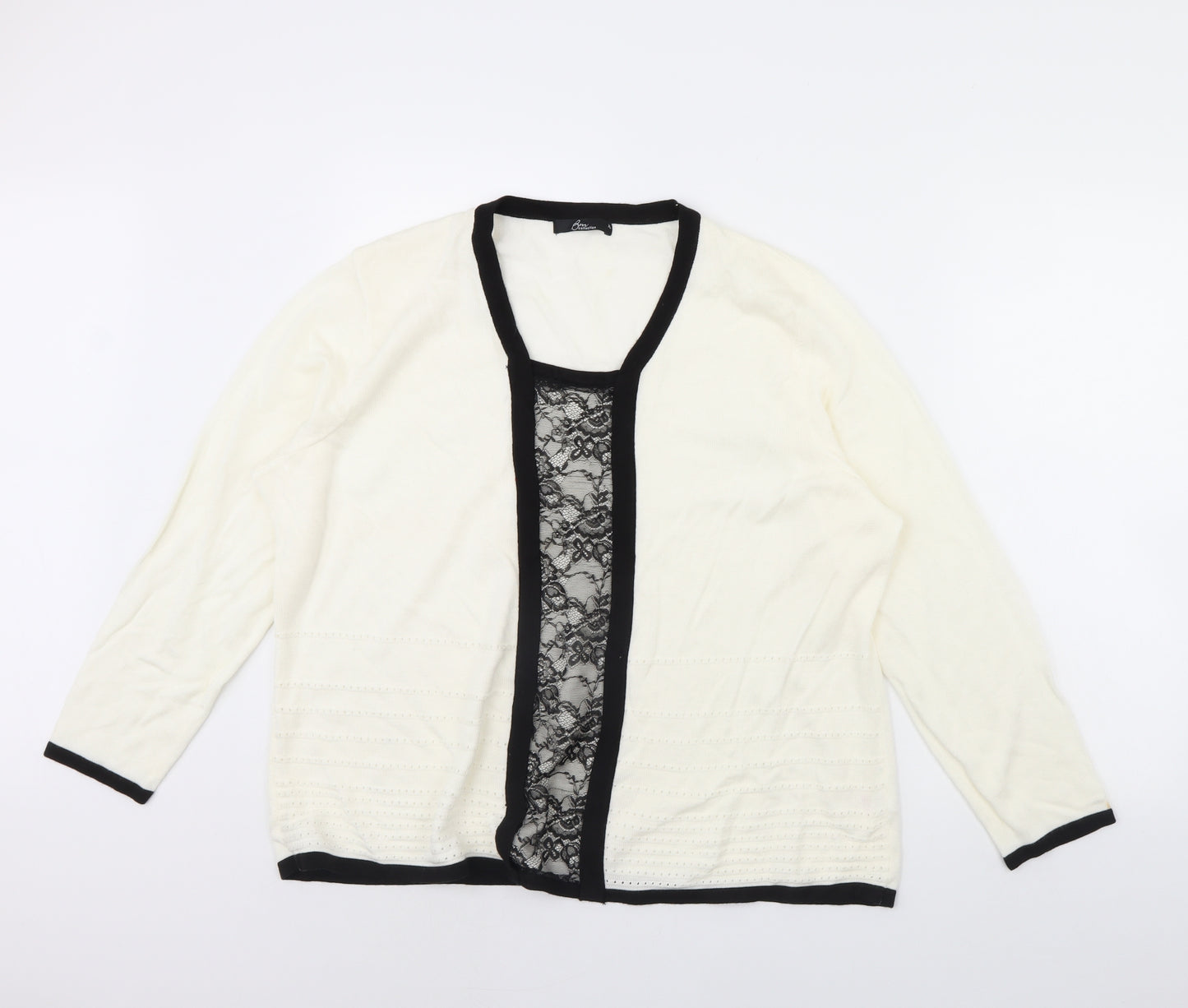 BM Womens Ivory   Pullover Jumper Size XL
