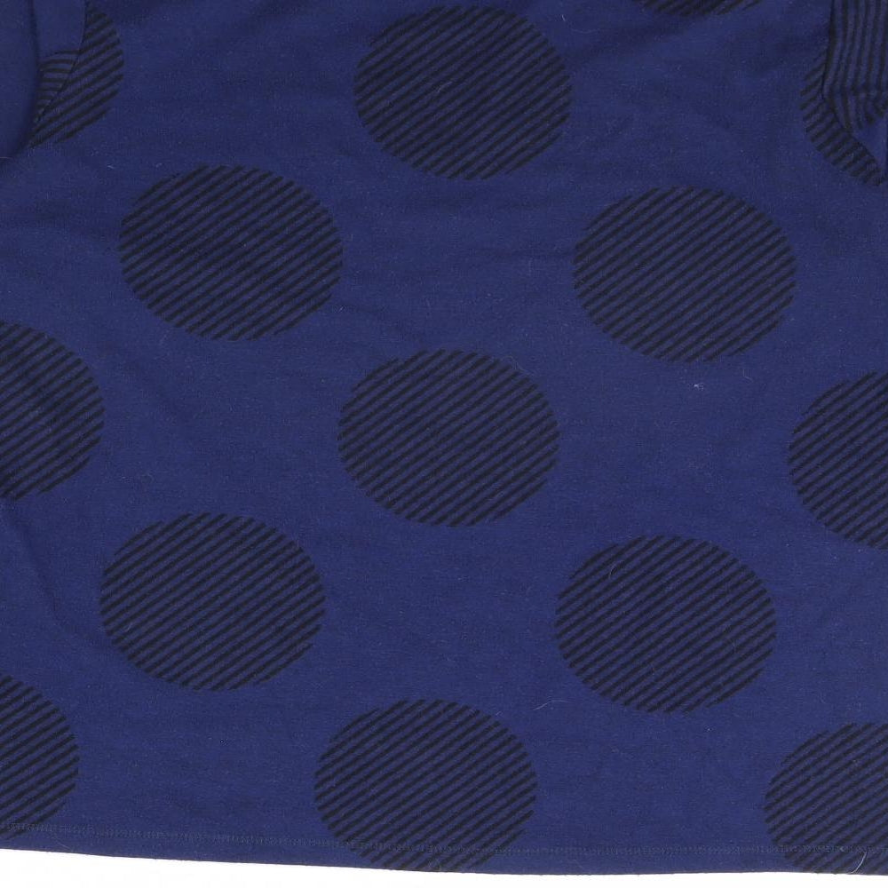 m&s Womens Blue Polka Dot  Pullover Jumper Size 12