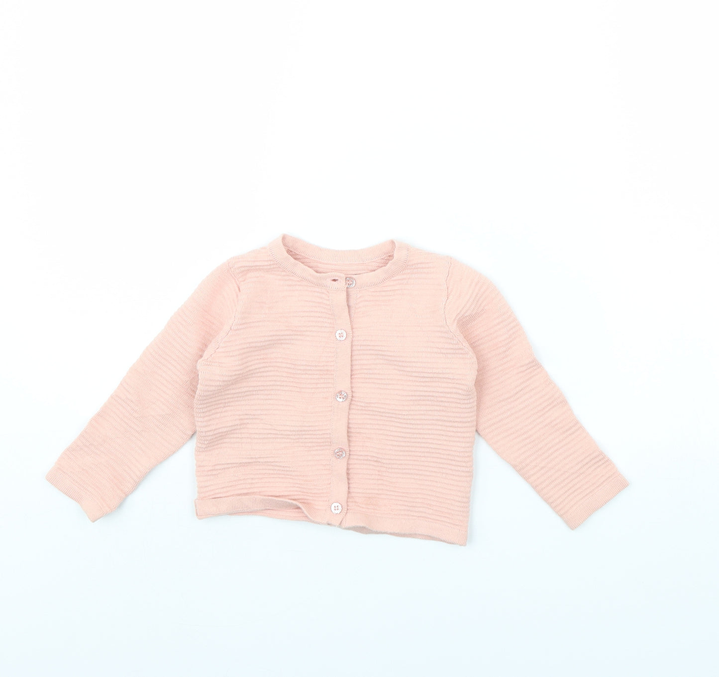 Nutmeg Girls Pink   Cardigan Jumper Size 18-24 Months
