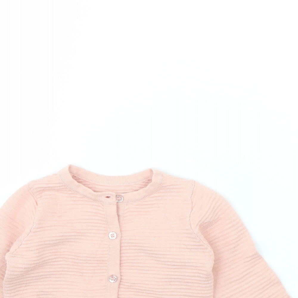 Nutmeg Girls Pink   Cardigan Jumper Size 18-24 Months