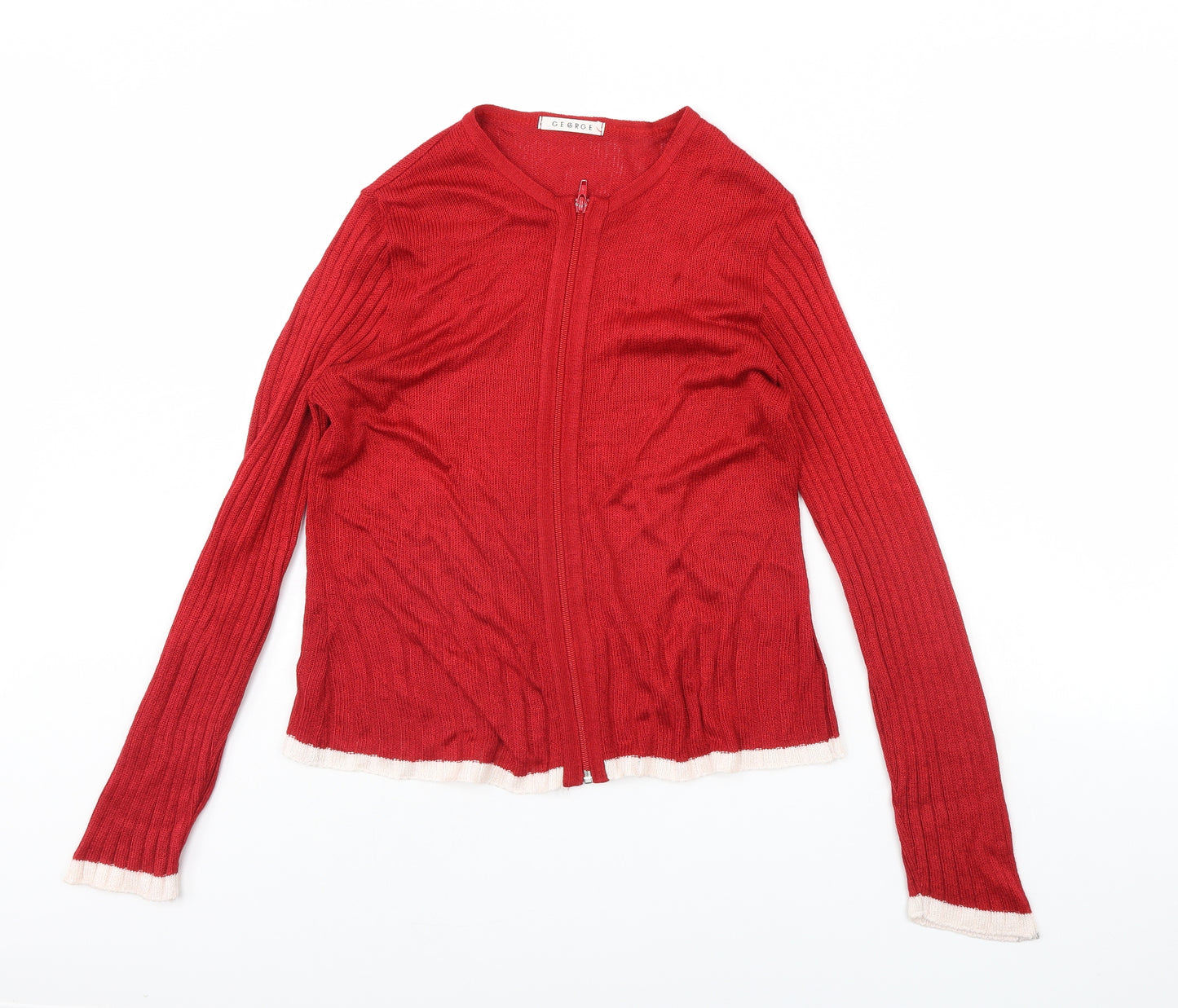 George Womens Red   Jacket  Size 14